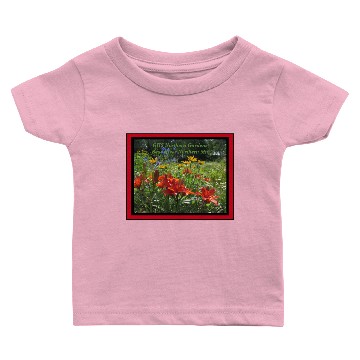 Discover Burnt Orange Asiatic Lilies Garden Framed Baby T-shirts