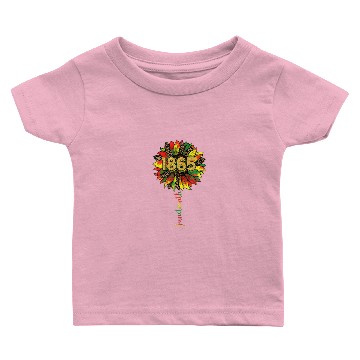 Discover Sunflower Junenth 1865 Celebrates Black African Am Baby T-shirts