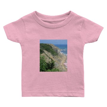Discover Mohegan Bluffs Block Island Baby T-shirts
