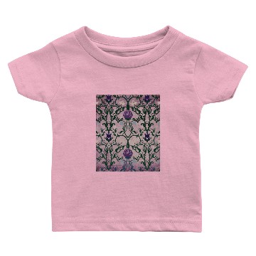Discover Rustic floral ,vintage pattern,Art nouveau, chic, Plus Size Baby T-shirts