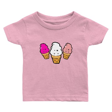 Discover Frankencream Monster Ice Cream Cones Baby T-shirts