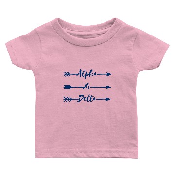 Discover Alpha Xi Delta Arrow Baby T-shirts