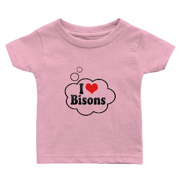 Discover I Love Bisons Baby T-shirts