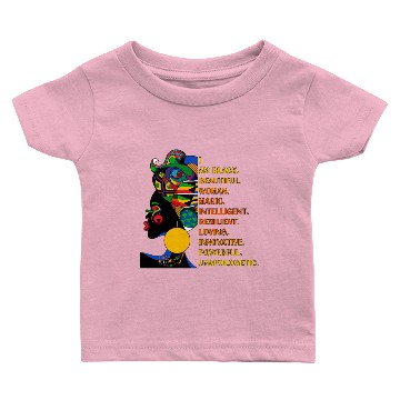 Discover Black And Beautiful BHM Baby T-shirts
