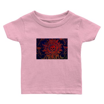Discover Dramatic Red Skull Baby T-shirts