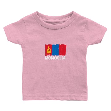 Discover Cool Mongolia Flag Baby T-shirts