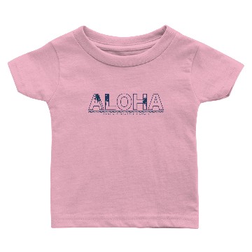 Discover ALOHA Palm Tree 111 Baby T-shirts