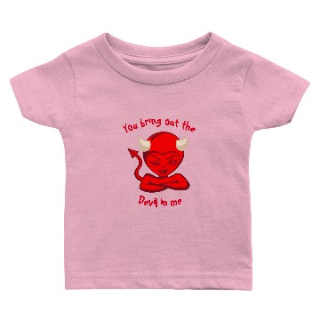 Discover Fun Red Female Devil Baby T-shirts