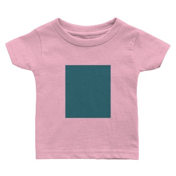 Discover Peacock Blue (Dark Teal or Deep Aqua) Solid Color Baby T-shirts