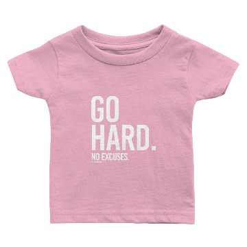 Discover Go Hard - No Excuses -   Training Fitness -.png Sleeveless Baby T-shirts