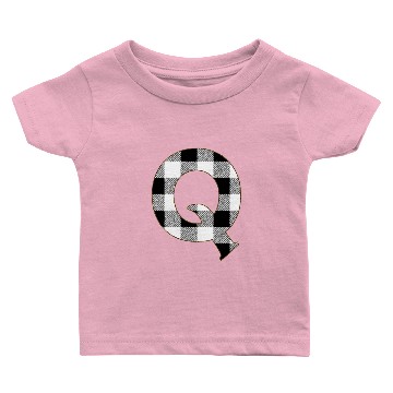 Discover Gingham Check Q Baby T-shirts