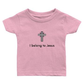 Discover I belong to Jesus  with Cross Baby T-shirts