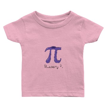 Discover Blueberry Pi Symbol Math Teacher Baby T-shirts