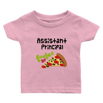 Discover Assistant Principal (Funny) Pizza Baby T-shirts