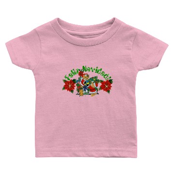 Discover Feliz Navidad Bears Baby T-shirts