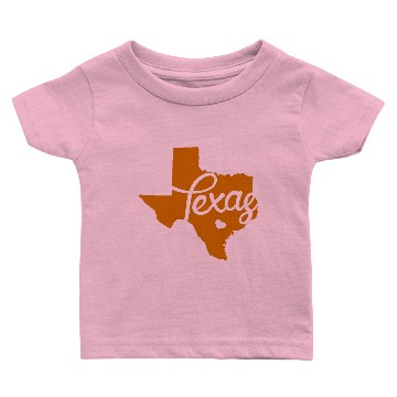 Discover Burnt Orange Texas Heart Baby T-shirts