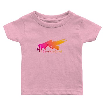 Discover Mosque with Colorful Sky Ramadan Mubarak Baby T-shirts