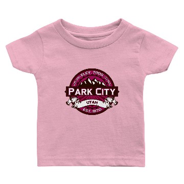 Discover Park City Raspberry Baby T-shirts