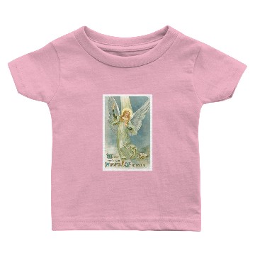 Discover Old Fashioned Christmas Angel Gloria Baby T-shirts