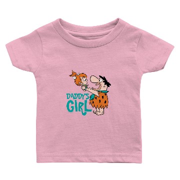 Discover The Flintstones | Fred & Pebbles - Daddy's Baby T-shirts