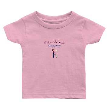 Discover Cute Sparkle Cartoon Maid Cleaning Services Baby T-shirts