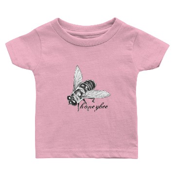 Discover Bee  Kid's Honeybee Girl's  Bug Baby T-shirts