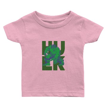 Discover Hulk Typography Character Art Baby T-shirts