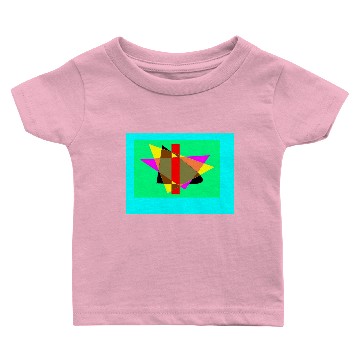 Discover Geometric Thought Sleeveless Baby T-shirts