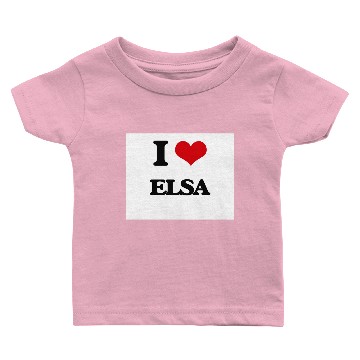 Discover I Love Elsa Baby T-shirts