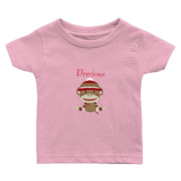 Discover Custom Sock Monkey Baby Shower Gift Clothing Baby T-shirts