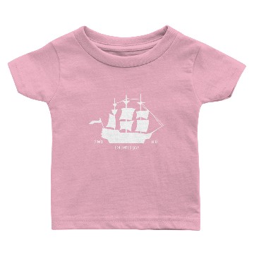 Discover Columbus Day Tall Ship Baby T-shirts