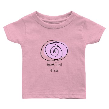 Discover Rose Lilac 'Text' Baby T-shirts