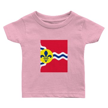 Discover St Louis Flag Baby T-shirts