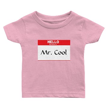 Discover Name Tag, Mr. Cool Baby T-shirts