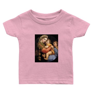 Discover Madonna Della Sedia Baby T-shirts