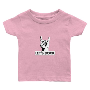 Discover Lets Rock ! Rock N Roll Classic Rock Vintage Devil Baby T-shirts