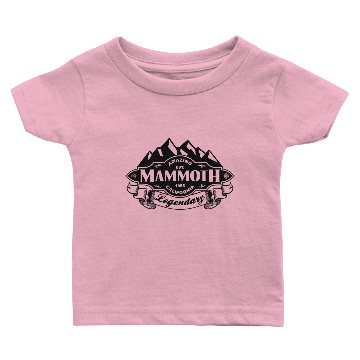 Discover Mammoth Mountain Emblem Baby T-shirts