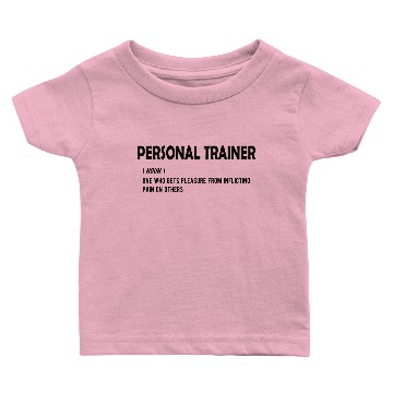 Discover Personal Trainer - Definition Baby T-shirts