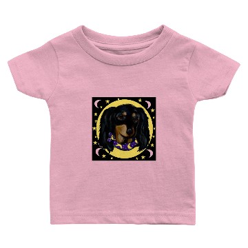 Discover Long Haired Black Dachshund Baby T-shirts
