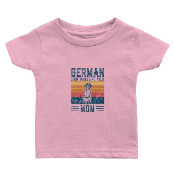 Discover Dog GSP Mom - Vintage German Shorthaired Baby T-shirts