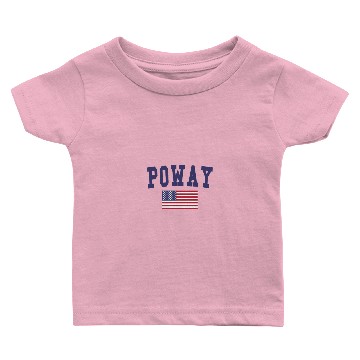 Discover Poway US Flag Baby T-shirts