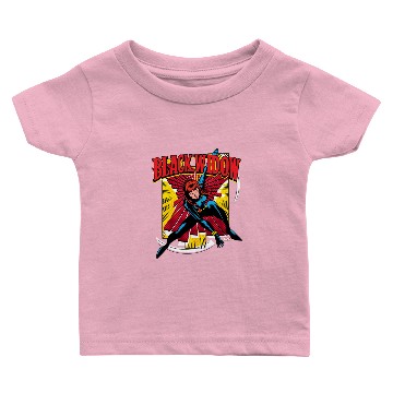 Discover Black Widow Action Comic Graphic Baby T-shirts