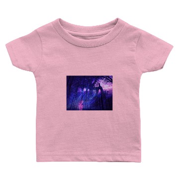 Discover Wolf Fantasy Scene Baby T-shirts