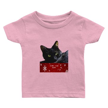 Discover Black Cat Christmas 20XX Baby T-shirts