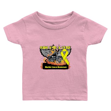 Discover Bladder Cancer Ride For a Cure Baby T-shirts