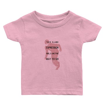 Discover The Flash | "Blank Expression" Quote Silhouette Baby T-shirts