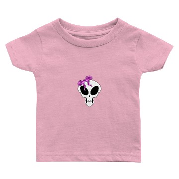 Discover Gothic Alien Girl Skull V2 Baby T-shirts