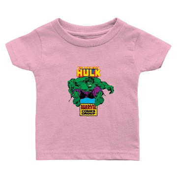 Discover Hulk Retro Comic Character Baby T-shirts