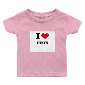 Discover I Love Pints Baby T-shirts