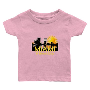 Discover MIAMI Great City Baby T-shirts